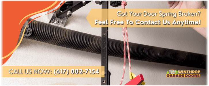 Broken Garage Door Spring Repair Winthrop MA